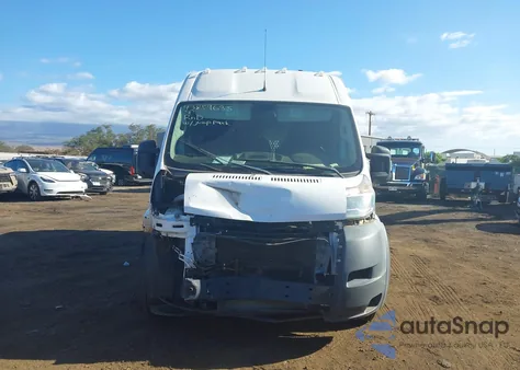 2018 Ram Promaster 2500 High Roof 159 Wb from USA, damaged, VIN 3C6TRVDG4JE140267